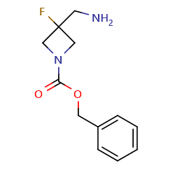 benzyl3-(aminomethyl)-3-fluoroazetidine-1-carboxylate图片
