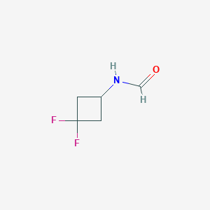 N-(3,3-difluorocyclobutyl)formamide图片