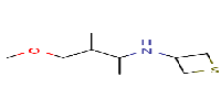 N-(4-methoxy-3-methylbutan-2-yl)thietan-3-amine图片