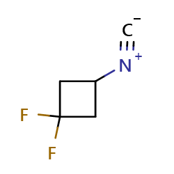 1,1-difluoro-3-isocyanocyclobutane图片