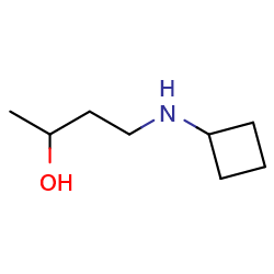 4-(cyclobutylamino)butan-2-ol图片