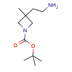 tert-butyl3-(2-aminoethyl)-3-methyl-azetidine-1-carboxylate图片