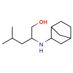 2-({bicyclo[2,2,1]heptan-2-yl}amino)-4-methylpentan-1-ol图片