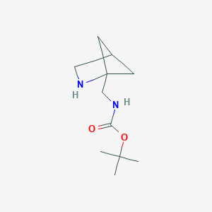 tert-butylN-({2-azabicyclo[2,1,1]hexan-1-yl}methyl)carbamate图片