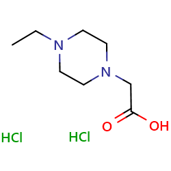 2-(4-ethylpiperazin-1-yl)aceticaciddihydrochloride图片
