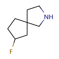 7-fluoro-2-azaspiro[4,4]nonane图片