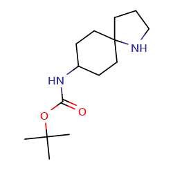 tert-butylN-{1-azaspiro[4,5]decan-8-yl}carbamate图片