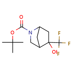 tert-butyl5-hydroxy-5-(trifluoromethyl)-2-azabicyclo[2,2,1]heptane-2-carboxylate图片