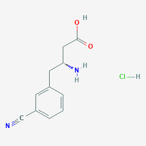 (R)-3-Amino-4-(3-cyanophenyl)butanoic acid hydrochloride图片