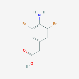 (4-Amino-3,5-dibromophenyl)acetic acid图片