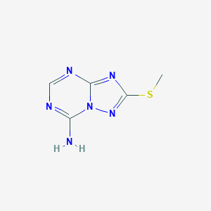 2-(methylthio)[1,2,4]triazolo[1,5-a][1,3,5]triazin-7-amine图片