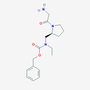 [(S)-1-(2-Amino-acetyl)-pyrrolidin-2-ylmethyl]-ethyl-carbamic acid benzyl ester图片