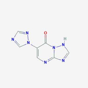 6-(1H-1,2,4-Triazol-1-yl)[1,2,4]triazolo[1,5-a]pyrimidin-7-ol图片