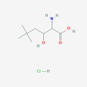 2-amino-3-hydroxy-5,5-dimethylhexanoic Acid hydrochloride图片
