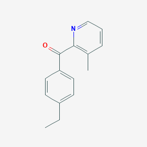 2-(4-Ethylbenzoyl)-3-methylpyridine图片