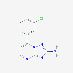 7-(3-chlorophenyl)[1,2,4]triazolo[1,5-a]pyrimidin-2-amine图片