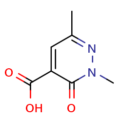 2,6-dimethyl-3-oxo-2,3-dihydropyridazine-4-carboxylicacid图片