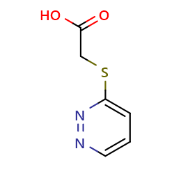 2-(pyridazin-3-ylsulfanyl)aceticacid图片