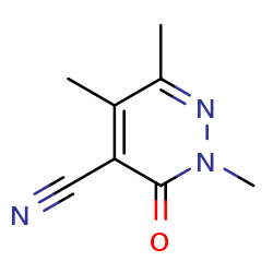 2,5,6-trimethyl-3-oxo-2,3-dihydropyridazine-4-carbonitrile图片