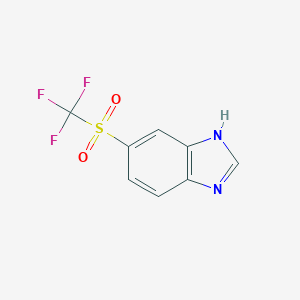 5-[(Trifluoromethyl)sulphonyl]-1H-benzimidazole图片