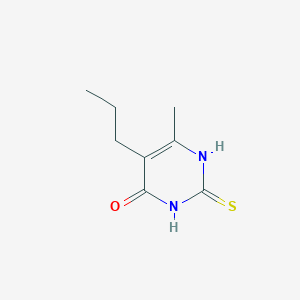 6-Methyl-5-propyl-2-sulfanylidene-1,2,3,4-tetrahydropyrimidin-4-one图片