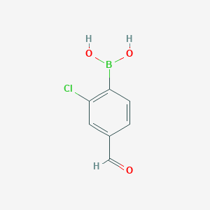 2-Chloro-4-formylphenylboronic Acid图片