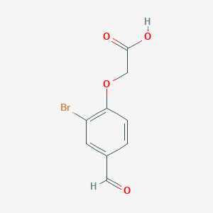 2-(2-Bromo-4-formylphenoxy)acetic Acid图片