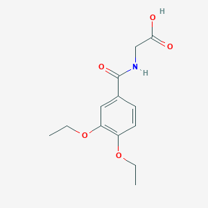 2-[(3,4-Diethoxyphenyl)formamido]acetic Acid图片