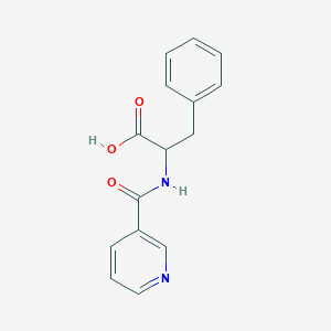 3-Phenyl-2-(pyridin-3-ylformamido)propanoic Acid图片