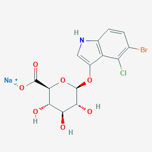 5-溴-4-氯-3-吲哚基-β-D-葡糖醛酸钠盐三水合物图片