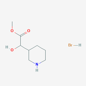 methyl 2-hydroxy-2-(piperidin-3-yl)acetate hydrobromide图片