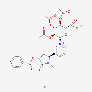 trans-3'-Benzoyloxy Cotinine 2,3,4-Tri-O-acetyl-N-β-D-glucuronide Methyl Ester Bromide图片