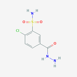 2-Chloro-5-(hydrazinocarbonyl)benzenesulfonamide图片