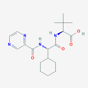 (2S)-2-Cyclohexyl-N-(2-pyrazinylcarbonyl)glycyl-3-methyl-L-valine图片
