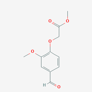methyl(4-formyl-2-methoxyphenoxy)acetate图片