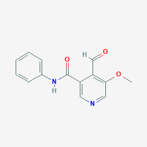 4-Formyl-5-methoxy-N-phenylnicotinamide图片