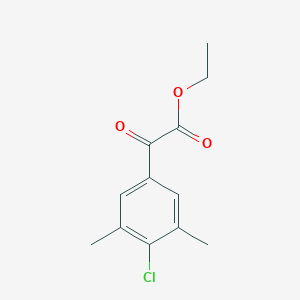 Ethyl 4-chloro-3,5-dimethylbenzoylformateͼƬ