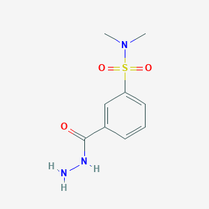 3-Hydrazinocarbonyl-n,n-dimethyl-benzenesulfonamide图片