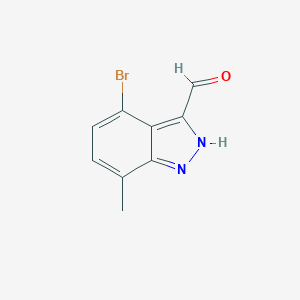 4-Bromo-7-methyl-3-formyl(1H)indazole图片