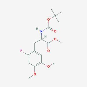 rac N-tert-Butoxycarbonyl-2-fluoro-5-methoxy-4-O-methyl-tyrosine Methyl Ester图片