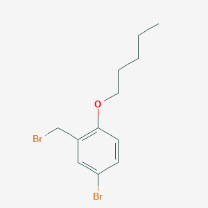 4-Bromo-2-(bromomethyl)-1-(pentyloxy)benzene图片