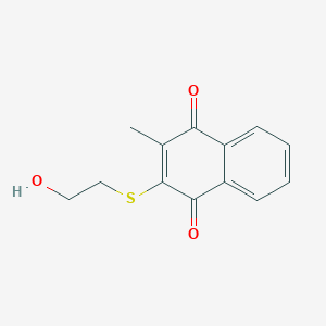 2-[(2-Hydroxyethyl)thio]-3-methyl-1,4-naphthalenedione图片