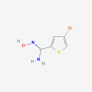 4-bromo-N'-hydroxythiophene-2-carboximidamide图片