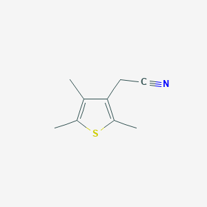 3-(Cyanomethyl)-2,4,5-trimethylthiophene图片