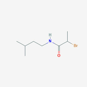 2-bromo-N-(3-methylbutyl)propanamide图片