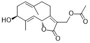 13-Acetoxy-3β-hydroxygermacra-1(10)E,4E,7(11)-trien-12,6α-olide图片