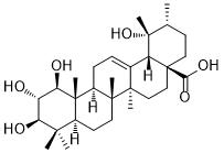 1β,2α,3β,19α-四羟基-12-Ursen-28-油酸图片