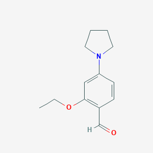 2-Ethoxy-4-pyrrolidin-1-yl-benzaldehyde图片