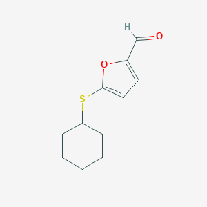 5-(cyclohexylthio)-2-furaldehyde图片