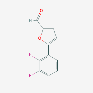 5-(2,3-Difluorophenyl)furan-2-carbaldehyde图片